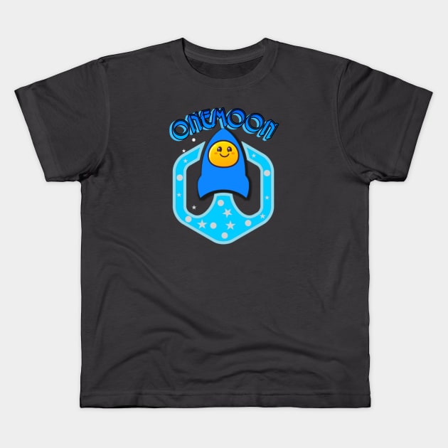 ONEMOON Kids T-Shirt by Peace Love and Harmony